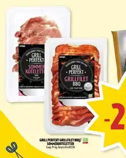 Coop Prix GRILL PERFEKT GRILLFILET BBQ/ SOMMERKOTELETTER tilbud