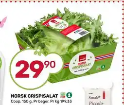 Matkroken NORSK CRISPISALAT, NOK 29.9 tilbud