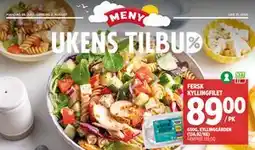 Meny FERSK KYLLINGFILET, NOK 89 tilbud