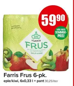 Spar Farris Frus 6-pk, NOK 59.9 tilbud