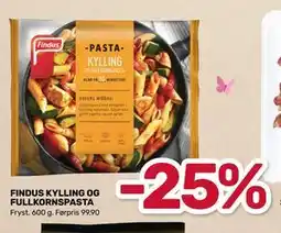 Matkroken FINDUS KYLLING OG FULLKORNSPASTA tilbud