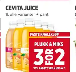 Meny CEVITA JUICE tilbud