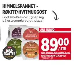Meny HIMMELSPANNET RØKITT/HVITMUGGOST, NOK 89 tilbud
