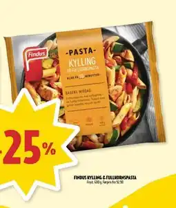 Coop Prix FINDUS KYLLING & FULLKORNSPASTA tilbud