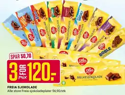 Europris FREIA SJOKOLADE tilbud