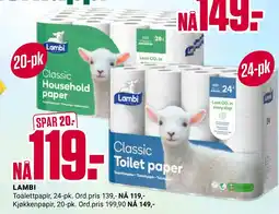 Europris LAMBI tilbud
