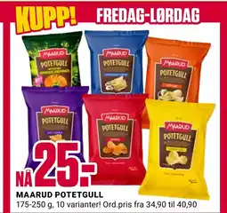 Europris MAARUD POTETGULL tilbud