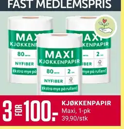 Europris KJØKKENPAPIR tilbud