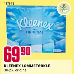 Europris KLEENEX LOMMETØRKLE 30-pk, original tilbud