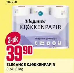 Europris ELEGANCE KJØKKENPAPIR, NOK 39.9 tilbud