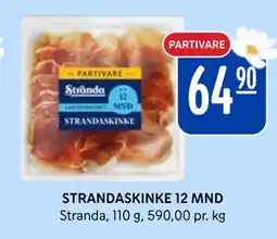Rema 1000 STRANDASKINKE 12 MND, NOK 64.9 tilbud