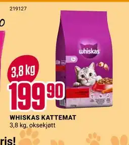 Europris WHISKAS KATTEMAT, NOK 199.9 tilbud