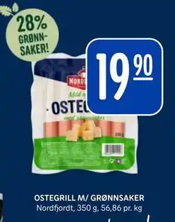 Rema 1000 OSTEGRILL M/ GRØNNSAKER, NOK 19.9 tilbud