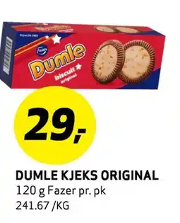 Bunnpris DUMLE KJEKS ORIGINAL, NOK 29 tilbud