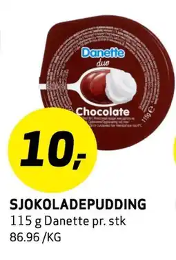Bunnpris SJOKOLADEPUDDING, NOK 10 tilbud