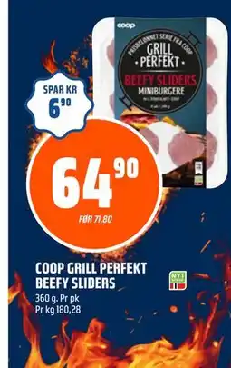 Coop Obs COOP GRILL PERFEKT BEEFY SLIDERS, NOK 64.9 tilbud