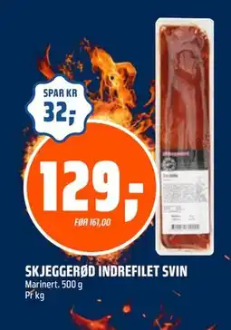 Coop Obs SKJEGGERØD INDREFILET SVIN, NOK 129 tilbud