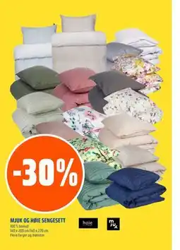 Coop Obs MJUK OG HØIE SENGESETT tilbud