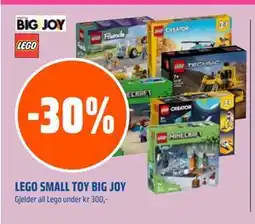 Coop Obs LEGO SMALL TOY BIG JOY tilbud