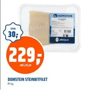 Coop Obs DOMSTEIN STEINBITFILET, NOK 229 tilbud