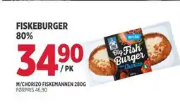 Jacobs FISKEBURGER 80%, NOK 34.9 tilbud