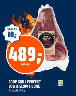 Coop Obs COOP GRILL PERFEKT LOW & SLOW T-BONE, NOK 489 tilbud
