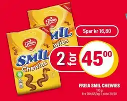 Coop Extra FREIA SMIL CHEWIES, NOK 45 tilbud