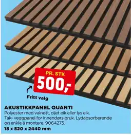 jem & fix Akustikkpanel Quanti tilbud