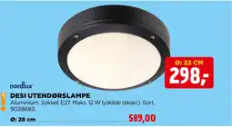 jem & fix Nordlux® Desi utendørslampe tilbud