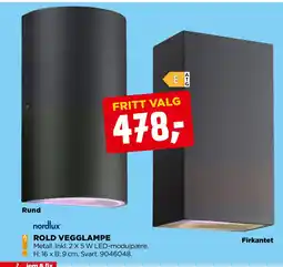 jem & fix Nordlux® Rold vegglampe tilbud