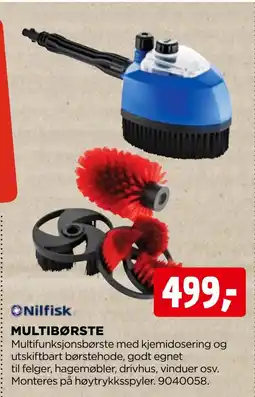 jem & fix Nilfisk Multibørste tilbud