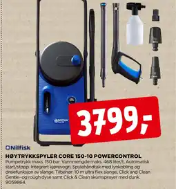 jem & fix Nilfisk Høytrykkspyler core 150-10 powercontrol tilbud