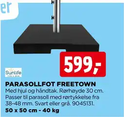 jem & fix Parasollfot freetown tilbud
