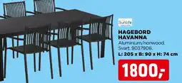 jem & fix Hagebord Havanna tilbud