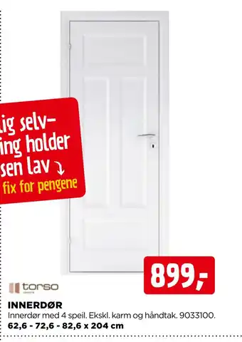 jem & fix Innerdør tilbud