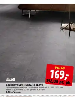 jem & fix Laminatgulv Mustang slate tilbud