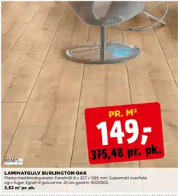 jem & fix Laminatgulv Burlington oak tilbud