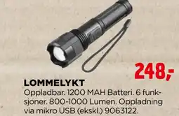 jem & fix Lommelykt tilbud