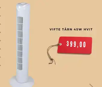 Montér Vifte tårn 45W hvit tilbud