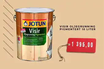 Montér Visir Oljegrunning pigmentert tilbud