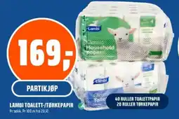 Coop Obs LAMBI Toalett-/tørkepapir tilbud
