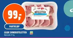 Coop Obs GILDE Svinekoteletter tilbud