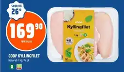 Coop Obs Coop Kyllingfilet tilbud