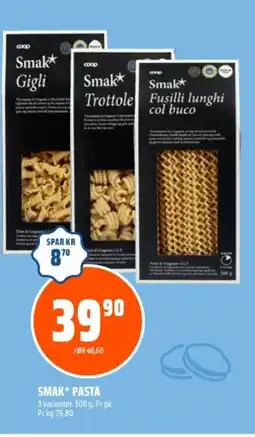 Coop Obs Smak pasta tilbud