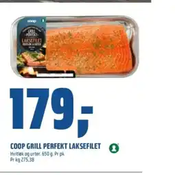 Coop Obs Coop Grill perfekt laksefilet tilbud