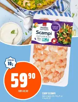 Coop Obs Coop scampi tilbud