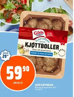 Coop Obs GILDE Kjøttboller tilbud