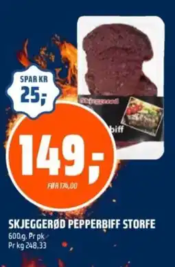 Coop Obs Skjeggerød pepperbiff storfe tilbud