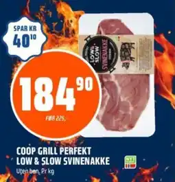 Coop Obs Coop Grill perfekt low & slow svinenakke tilbud