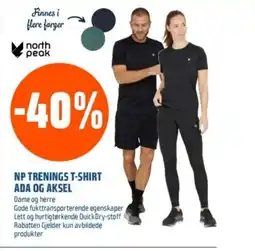 Coop Obs Np trenings t-shirt ada og aksel tilbud